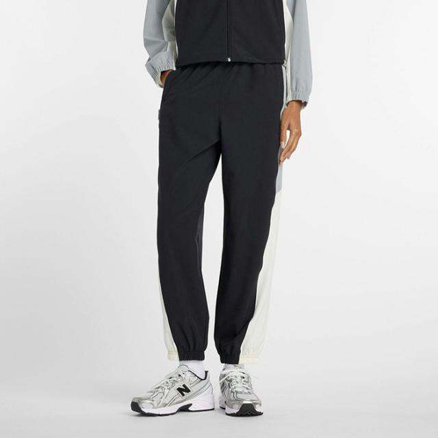 全3色 ニューバランス レディース ウーブンジョガーパンツ フィットネス トレーニングウェア ボトムス ロングパンツ ブラック 黒 グレー ネイビー 灰色 送料無料 New Balance WB61H30Y
