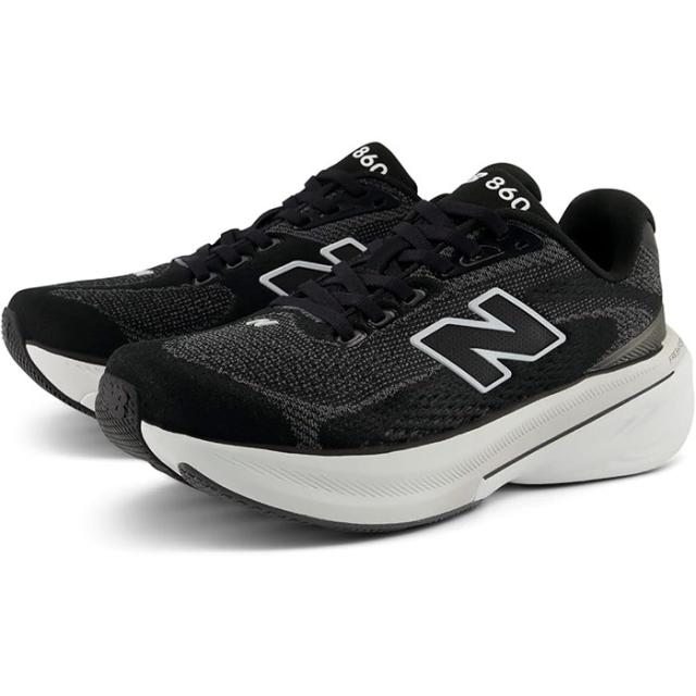 全1色 2E幅 ニューバランス レディース フレッシュフォーム エックス Fresh Foam X 860 v15 ランニングシューズ ジョギング マラソン 紐靴 ブラック 黒 送料無料 New Balance W8604NE2E