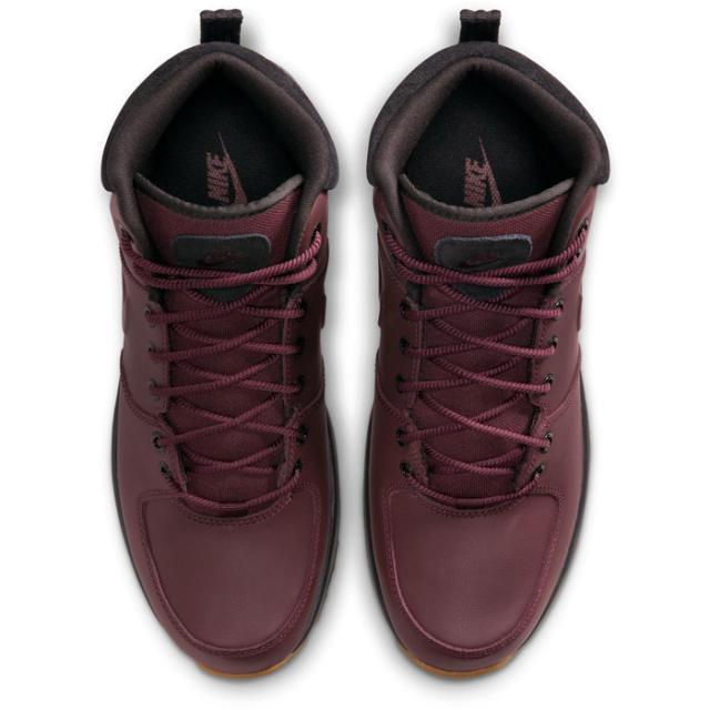 ナイキ メンズ レディース マノア レザー スニーカー シューズ 紐靴 ミドルカット ブラック 黒 ブラウン 茶色 送料無料 NIKE HF7095