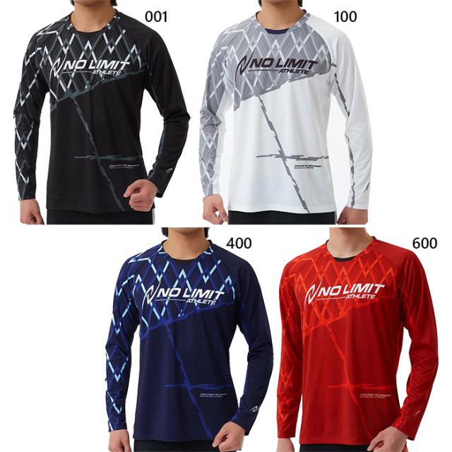 ニシスポーツ メンズ レディース グラフィックライトロングスリーブシャツ フィットネス トレーニングウェア トップス 長袖 吸汗速乾 ホワイト 白 ブラック 黒 ネイビー レッド 赤 送料無料 NISHI 2811A449 5,327円