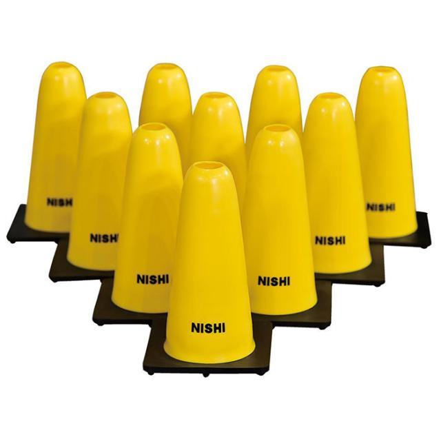 10個組 ニシスポーツ メンズ レディース ソフトコーン 陸上競技 トレーニング用品 練習 送料無料 NISHI NT7978D
