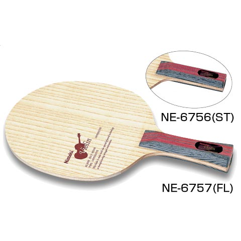 ニッタク メンズ レディース 卓球 ラケット シェークハンド シェイクハンド 攻撃用 バイオリン NE-6756 NE-6757 送料無料 Nittaku NE-6756 NE-6757の通販はラケット