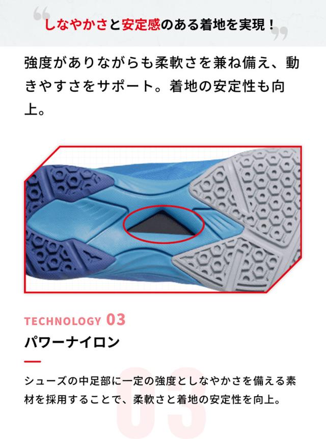 ニッタク×ヨネックス 3E幅 ニッタク メンズ レディース ムービングエアロ MOVING AERO 卓球シューズ ローカット シューレース ワイド 幅広 ブルー 青 パープル 紫 送料無料 Nittaku NS-4442 NS-4443_6