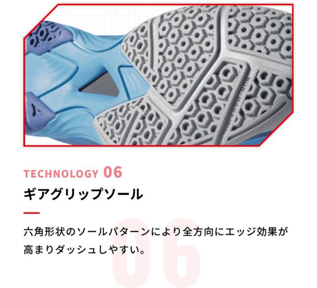 ニッタク×ヨネックス 3E幅 ニッタク メンズ レディース ムービングエアロ MOVING AERO 卓球シューズ ローカット シューレース ワイド 幅広 ブルー 青 パープル 紫 送料無料 Nittaku NS-4442 NS-4443_9