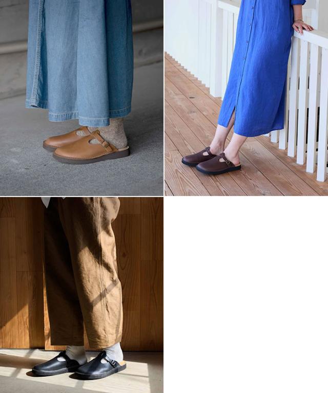 オーガニックハンドルーム メンズ レディース クーダルール GUDALUR サンダル シューズ クロッグデザイン レザー 本革 ブラック 黒 ブラウン 茶色 送料無料 Organic handloom OH004009 OH004200 OH004208 オーガニックハンドルーム メンズ レディース クーダルール GUDALUR