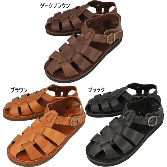オーガニックハンドルーム メンズ レディース グルカ GURKHA グルカサンダル シューズ レザー 本革 ブラック 黒 ブラウン 茶色 送料無料 Organic handloom OH002009 OH002200 OH002208