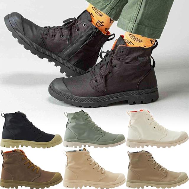 パラディウム メンズ レディース パンパ ハイ シーカー ウォータープルーフ PAMPA HI SEEKER LITE+ WP+ スニーカー シューズ 紐靴 ミッドカット 防水 ホワイト 白 ブラック 黒 送料無料 PALLADIUM 77856