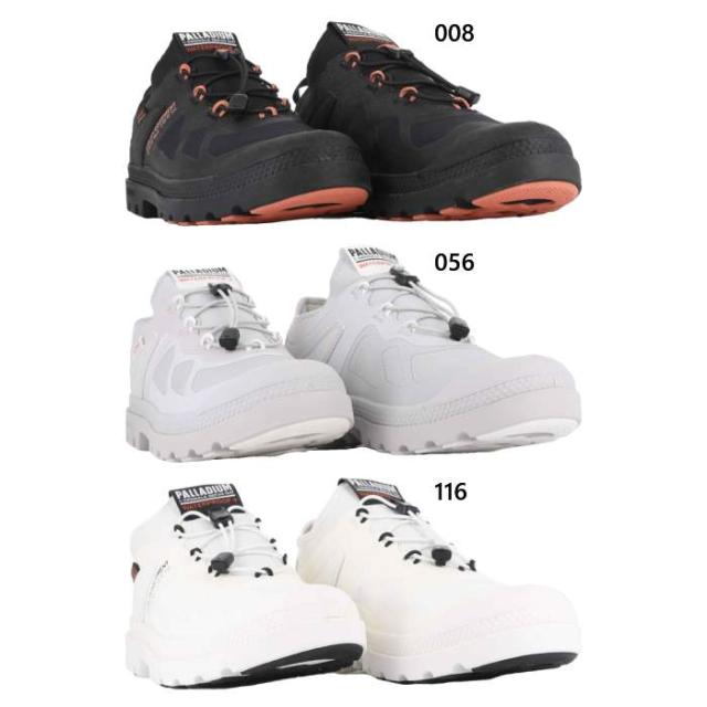 パラディウム メンズ レディース パンパ ウォータープルーフ PAMPA LT+ LO XPLR WP+ スニーカー シューズ 紐靴 カジュアル ローカット ホワイト 白 ブラック 黒 送料無料 PALLADIUM 74474