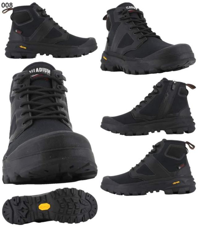 パラディウム メンズ レディース パラライダー ジップ ウォータープルーフ PALLARIDER ZIP WPA スニーカー シューズ 紐靴 カジュアル ハイカット ホワイト 白 ブラック 黒 カーキ 送料無料 PALLADIUM 79542 パラディウム メンズ レディース パラライダー ジップ ウォーター