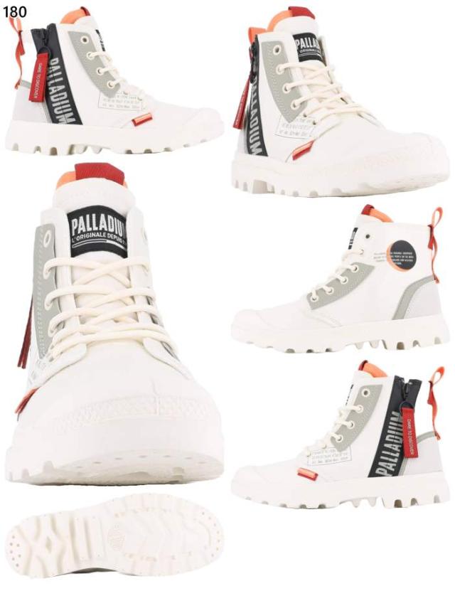 パラディウム メンズ レディース パンパ ハイ デア ジップ PAMPA HI DARE ZIP スニーカー シューズ 紐靴 カジュアル ハイカット ホワイト 白 ブラック 黒 カーキ 送料無料 PALLADIUM 79515_3