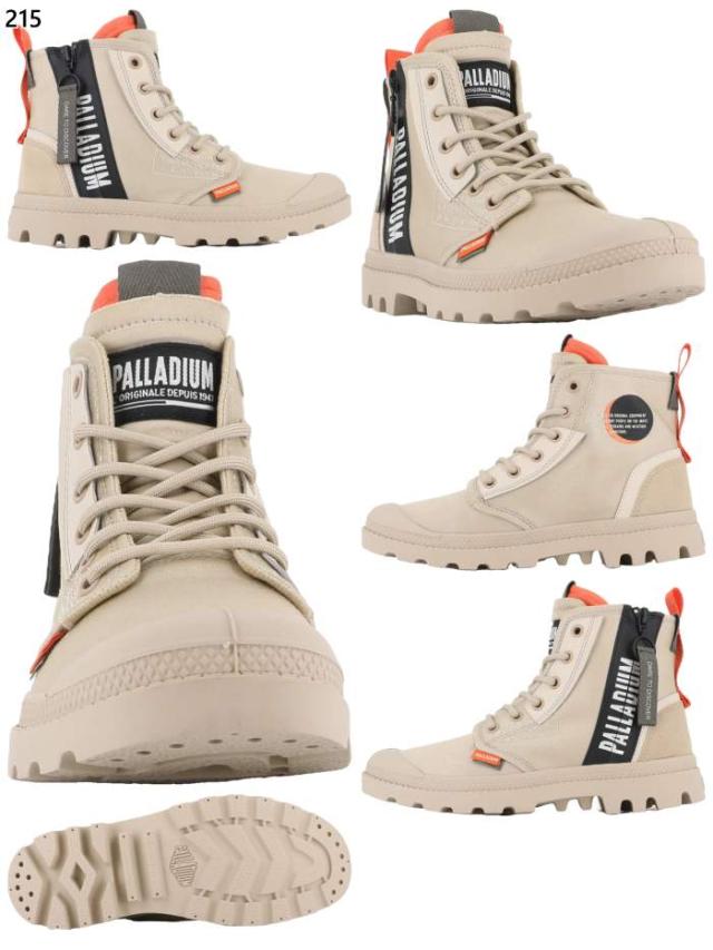 パラディウム メンズ レディース パンパ ハイ デア ジップ PAMPA HI DARE ZIP スニーカー シューズ 紐靴 カジュアル ハイカット ホワイト 白 ブラック 黒 カーキ 送料無料 PALLADIUM 79515_5