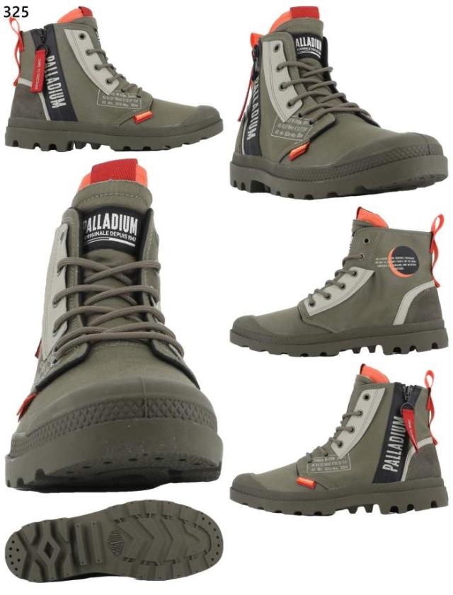 パラディウム メンズ レディース パンパ ハイ デア ジップ PAMPA HI DARE ZIP スニーカー シューズ 紐靴 カジュアル ハイカット ホワイト 白 ブラック 黒 カーキ 送料無料 PALLADIUM 79515_7