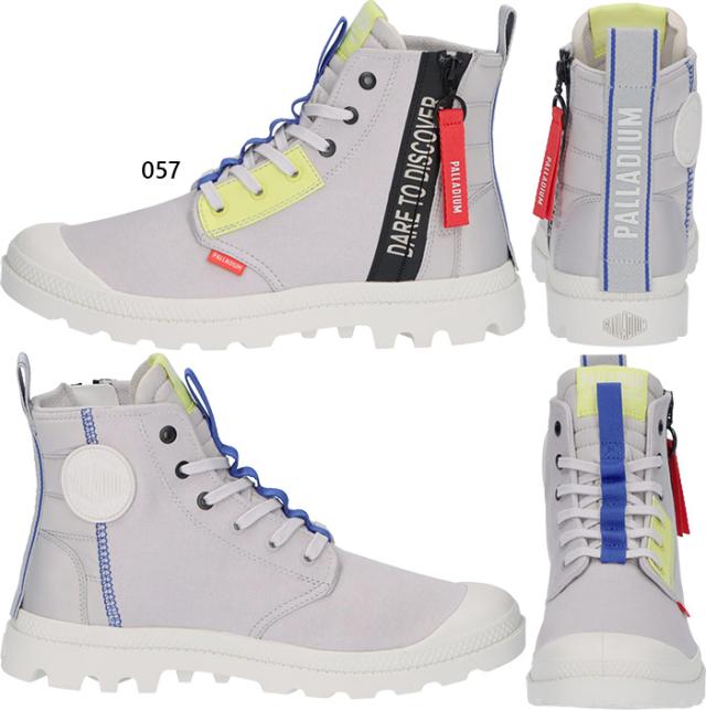 パラディウム メンズ レディース PAMPA HI OVERLAB 2 カジュアルシューズ ショートブーツ ホワイト 白 ブラック 黒 グレー ブラウン ベージュ カーキ 茶色 灰色 送料無料 PALLADIUM 74509_3