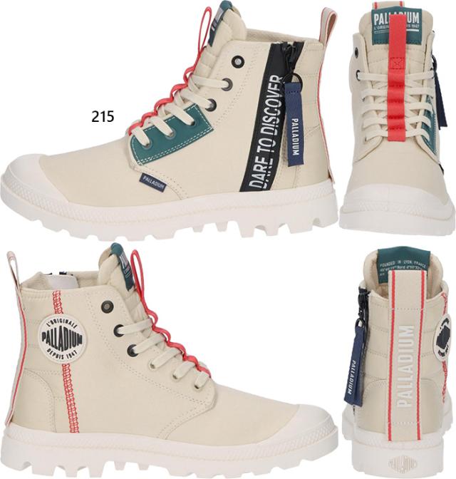 パラディウム メンズ レディース PAMPA HI OVERLAB 2 カジュアルシューズ ショートブーツ ホワイト 白 ブラック 黒 グレー ブラウン ベージュ カーキ 茶色 灰色 送料無料 PALLADIUM 74509_9