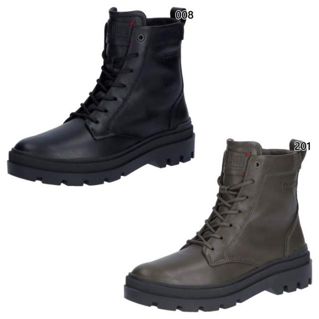 パラディウム レディース パラグレード オフィサー PALLAGRADE OFFICER L スニーカー シューズ 紐靴 ハイカット カジュアル ブラック 黒 グレー 灰色 送料無料 PALLADIUM 99524