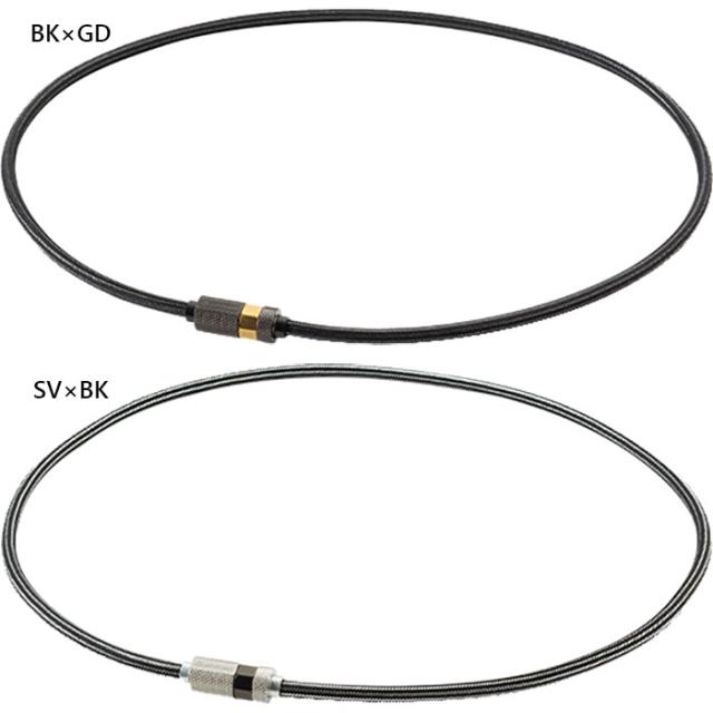 ファイテン メンズ レディース RAKUWA 磁気ネックレス ローレット 管理医療機器 メタックス アクセサリー こり及び血行の改善 ブラック 黒 シルバー 送料無料 phiten TG898053 TG898153