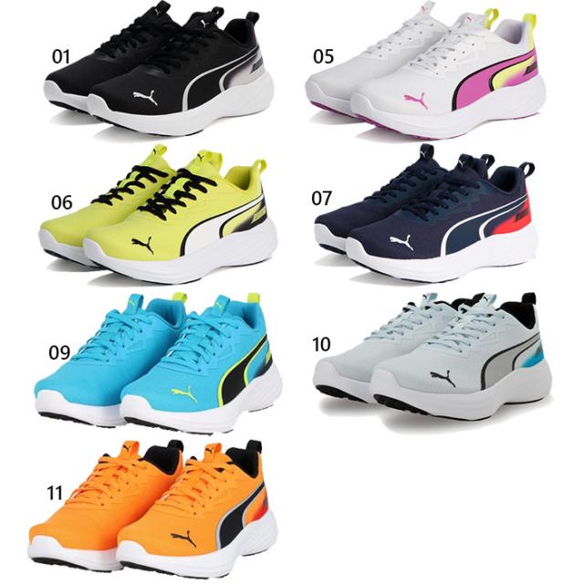 プーマ ジュニア キッズ スピード モンスター V5 PL キッズ 子供用 スニーカー シューズ 運動靴 ボーイズ ガールズ 紐靴 ブラック 黒 レッド 赤 オレンジ グリーン 緑 送料無料 PUMA 311163の通販は 5,350円