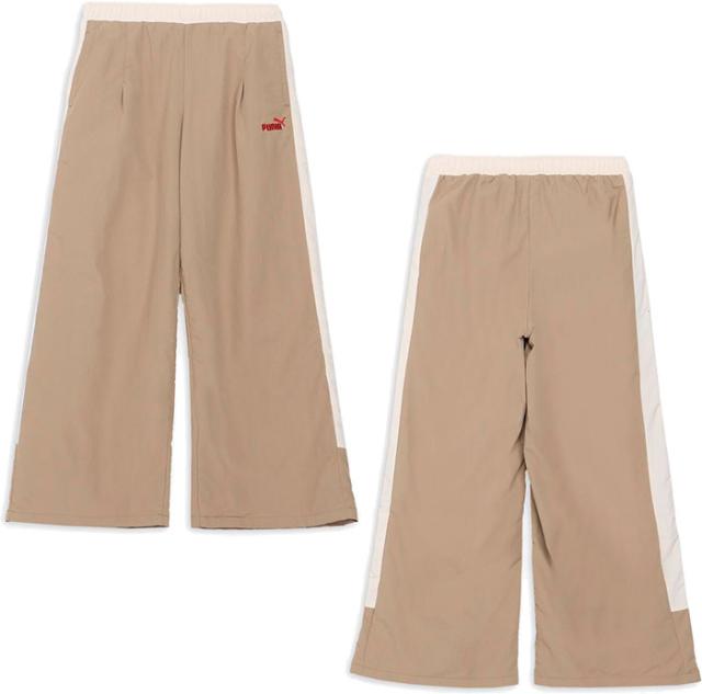 プーマ レディース コア ヘリテージ CORE HERITAGE ウーブン ラインド フィットネス トレーニングウェア ボトムス ブラック 黒 ベージュ 送料無料 PUMA 683595の通販は