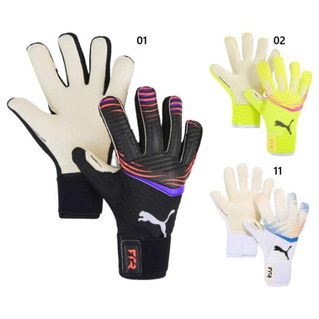 プーマ メンズ レディース フューチャー プロ HYBRID サッカー ゴールキーパーグローブ GK手袋 ホワイト 白 イエロー 黄色 送料無料 PUMA 042065
