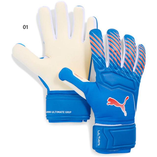 プーマ メンズ レディース ウルトラ プロ NC サッカー ゴールキーパーグローブ GK手袋 ブルー 青 送料無料 PUMA 042082
