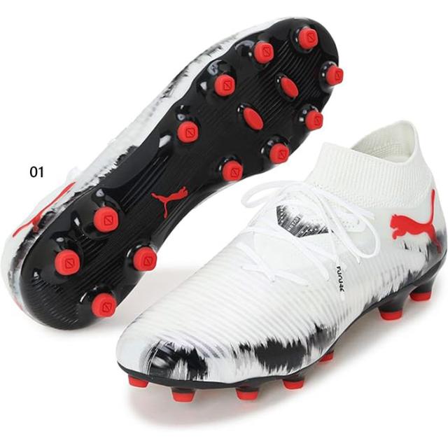 プーマ メンズ フューチャー 8 プロ JAPAN HG/AG サッカーシューズ 固定スパイク 土 人工芝 ホワイト 白 送料無料 PUMA 109071