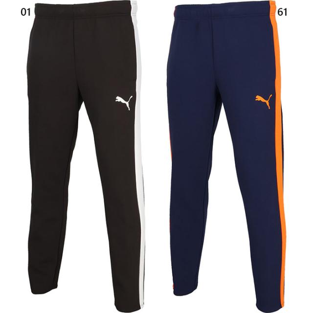 プーマ メンズ ボルテージ VOLTAGE ニットパンツ サッカーウェア フットサルウェア ボトムス ロングパンツ ブラック 黒 送料無料 PUMA 660936