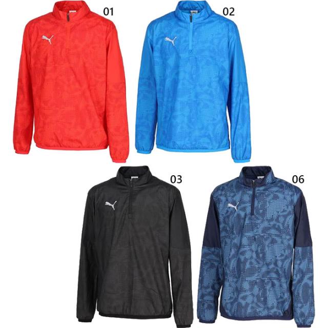 プーマ メンズ チームカップ ピステトップ TEAMCUP PISTE サッカーウェア フットサルウェア トップス 長袖 ブラック 黒 ネイビー ブルー 青 送料無料 PUMA 660103