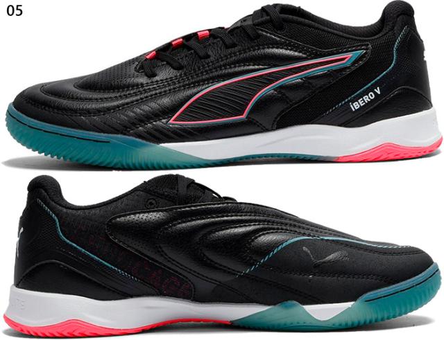 プーマ メンズ イベロ V フットサルシューズ ？？？？？？？インドア 室内用 ホワイト 白 ブラック 黒 送料無料 PUMA 108455