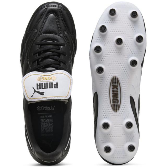 プーマ メンズ キング 20 プロ HG/AG サッカーシューズ 固定スパイク 天然芝用 ブラック 黒 送料無料 PUMA 108472_2