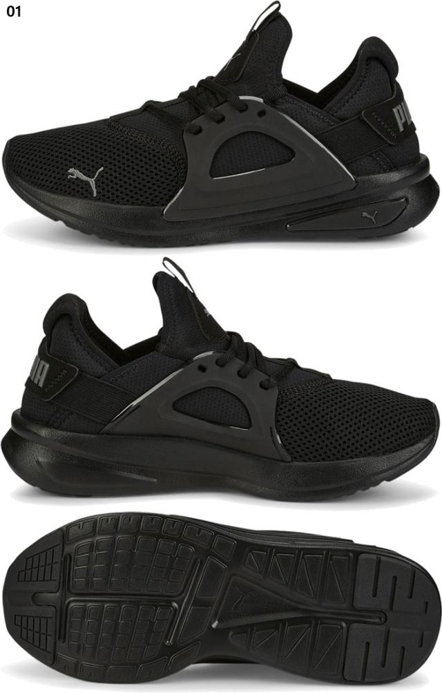 Puma フィットネスシューズ ブラック/レッド 24SS新作] PUMA 安全靴 アスレチック ライダー2.0 ディスク
