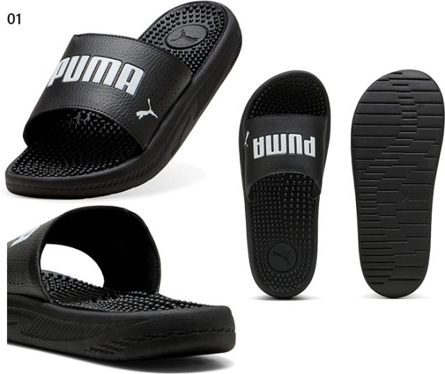 プーマ メンズ ソフトライド SOFTRIDE スライド マッサージ サンダル