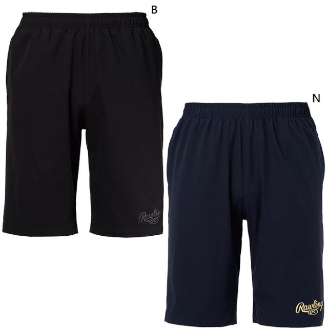 ローリングス メンズ レディース ヴィクトリーハーフパンツ フィットネス トレーニングウェア ボトムス ブラック 黒 ネイビー 送料無料 Rawlings AOP14S03 4,931円