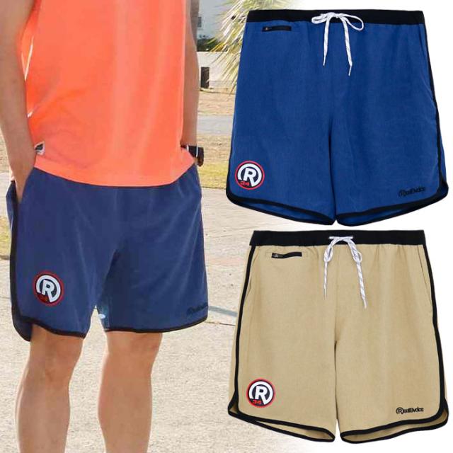 リアルビーボイス メンズ レディース R34 ハイブリッド ストレッチ ショーツ HYBRID STRETCH SHORTS ハーフパンツ ボトムス 水陸両用 海 ビーチ ネイビー ベージュ 送料無料 RealBvoice 10511-12025