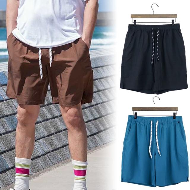 リアルビーボイス メンズ ノー パンツ スタイル 251 ドライ ストレッチ ショーツ カジュアルウェア ズボン ボトムス 水陸両用 吸水速乾 ブラック 黒 ブルー ブラウン 青 茶色 送料無料 RealBvoice 10511-12037