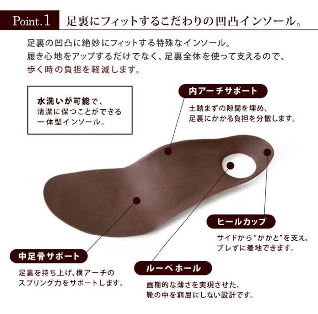 3E幅 リゲッタ レディース 厚底軽量サイドゴアブーツ カジュアルシューズ 晴雨兼用 撥水 ブラック 黒 ブラウン カーキ 茶色 送料無料 RegetA RE163C_7