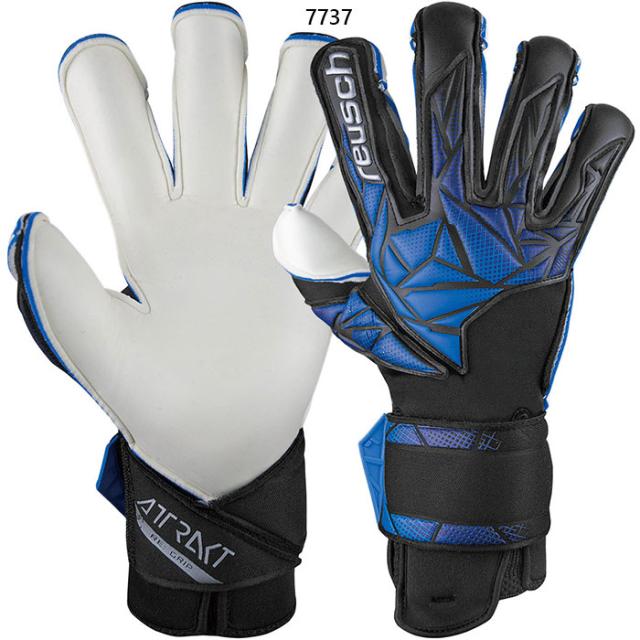 ロイシュ メンズ レディース アトラクト リグリップ サッカー ゴールキーパーグローブ GK手袋 ブラック 黒 送料無料 reusch 5470555の通販は