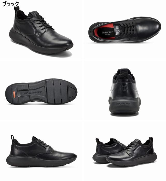 ワイド幅 ロックポート メンズ ジョンストン JONSTON スニーカー シューズ 紐靴 ローカット カジュアル ブラック 黒 送料無料 ROCKPORT RMF-C25F04W RMF-C25F06W