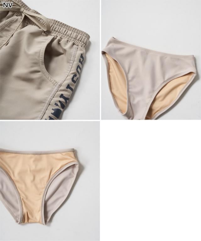 4点セット ラスティ ジュニア キッズ ガールズ 水着セット スイムウエア スイミング 水泳 ガールズ水着 カジュアル タンキニ ホワイト 白 ネイビー 送料無料 RUSTY 966802_10