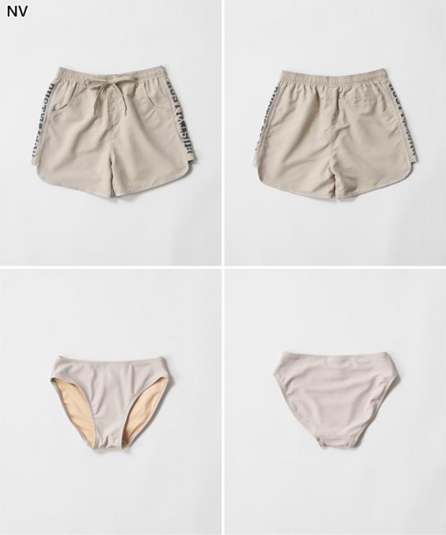 4点セット ラスティ ジュニア キッズ ガールズ 水着セット スイムウエア スイミング 水泳 ガールズ水着 カジュアル タンキニ ホワイト 白 ネイビー 送料無料 RUSTY 966802_7