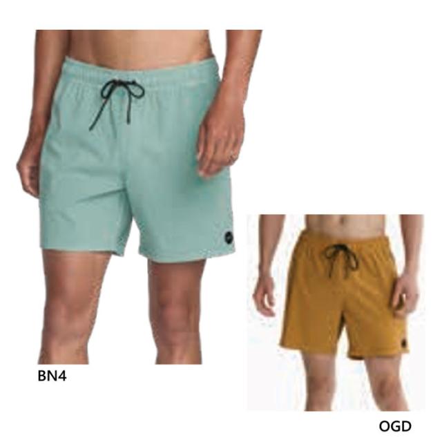 ルーカ メンズ VA PIGMENT ELASTIC SHORT 16 カジュアル水着 サーフトランクス サーフパンツ トランクス マリンスポーツ 海水浴 プール ブルー 青 ゴールド 送料無料 RVCA VA BF04A592