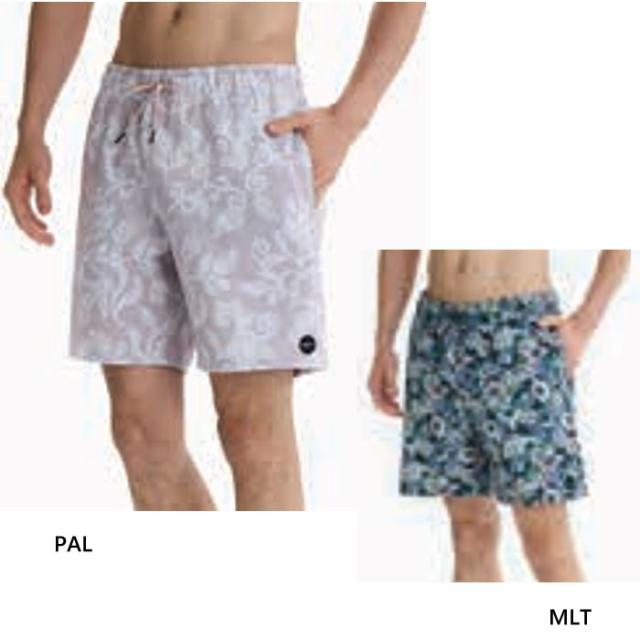 ルーカ メンズ VA ELASTIC SHORT 17 カジュアル水着 サーフトランクス サーフパンツ トランクス マリンスポーツ 海水浴 プール ブルー 青 送料無料 RVCA VA BF04A597