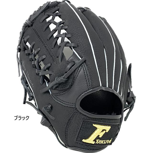 サクライ貿易 メンズ レディース ファルコン FALCON 一般軟式野球・ソフトボール用グローブ オールラウンド 3号球 左投げ用 野球 軟式グラブ ブラック 黒 送料無料 SAKURAI FGS-3141RH
