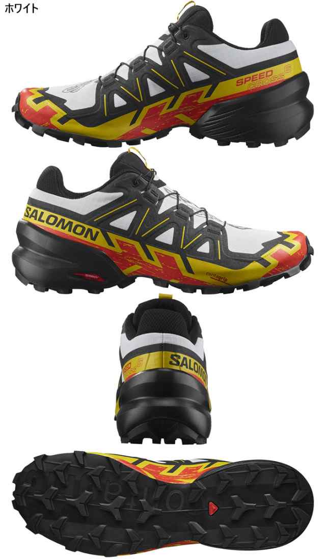 サロモン メンズ スピードクロス SPEEDCROSS 6 登山靴 山登り シューズ トレイルランニング トレラン 送料無料 Salomon  L41737800 L41737｜au PAY マーケット