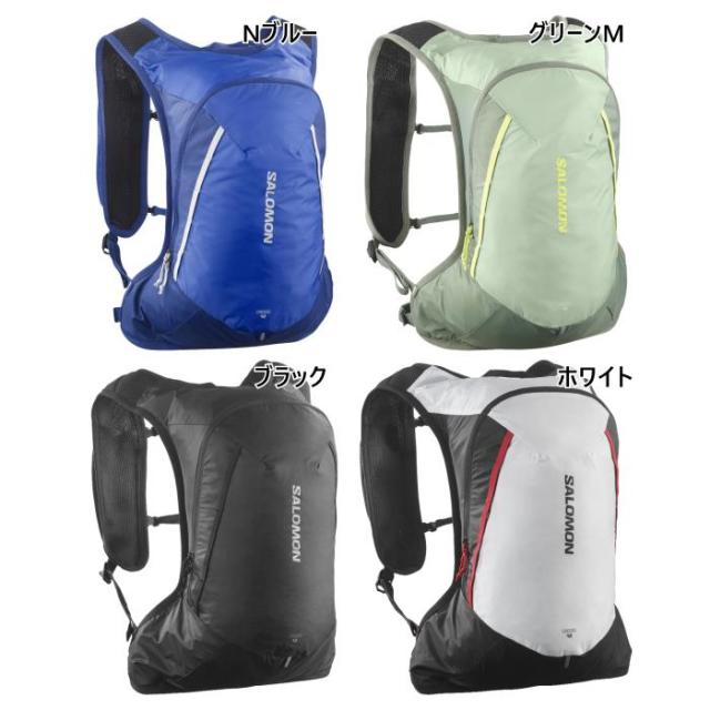 12リットル サロモン メンズ レディース クロス CROSS リュックサック デイパック バックパック バッグ 鞄 登山 ハイキング ランニング ホワイト 白 ブラック 黒 ブルー 青 グリーン 緑 送料無料 Salomon_1