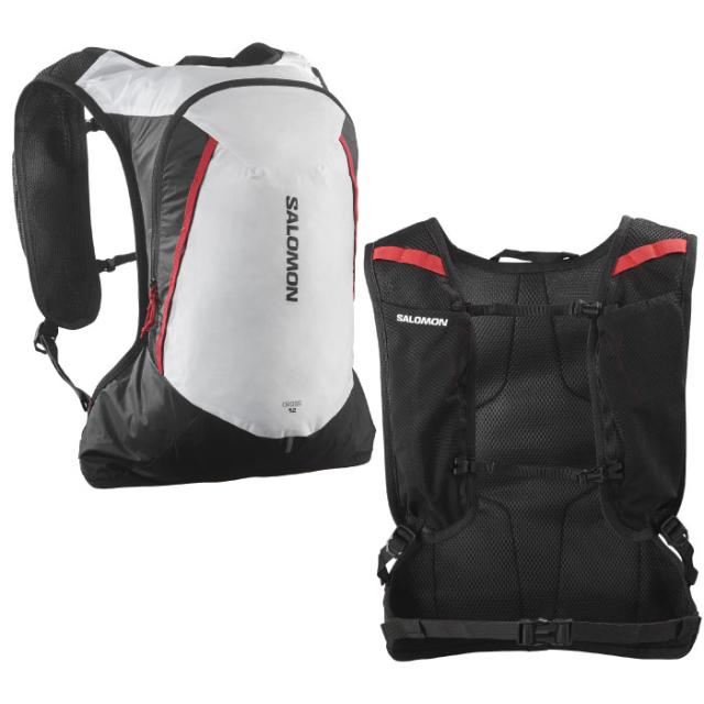 12リットル サロモン メンズ レディース クロス CROSS リュックサック デイパック バックパック バッグ 鞄 登山 ハイキング ランニング ホワイト 白 ブラック 黒 ブルー 青 グリーン 緑 送料無料 Salomon_10