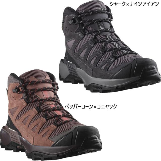 サロモン レディース エックス ウルトラ X ULTRA 360 レザー ミッド ゴアテックス 登山靴 山登り ハイキングシューズ ブラック 黒 送料無料 Salomon L47571100_1
