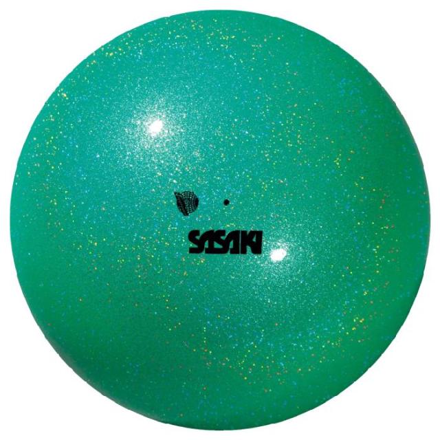 18.5cm ササキ レディース ミーティアボール M-207BRM-F 体操用品 新体操 手具 スポーツ用具 ブルー レッド 青 赤 グリーン パープル ゴールド 緑 紫 送料無料 SASAKI M207BRMF