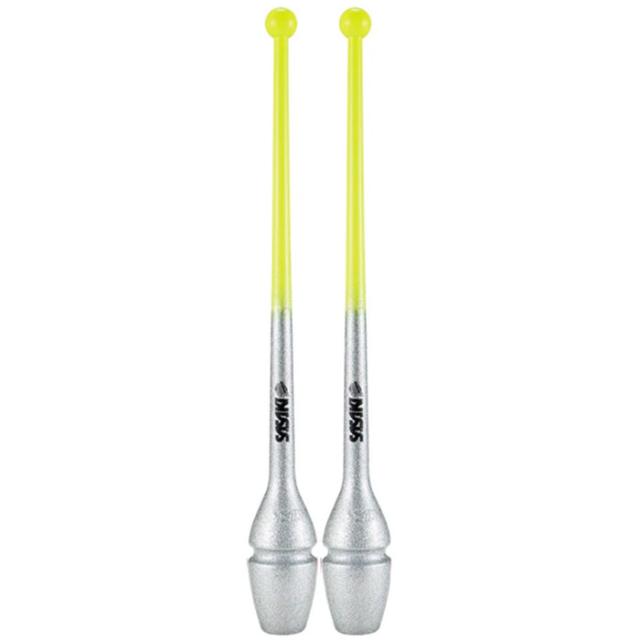 長さ40.5cm ササキ レディース グラデーションラバークラブ ショート スポーツ用具 新体操 手具 こん棒 ジョイントホール加工 ホワイト 白 ブラック 黒 ブルー 青 イエロー ピンク パープル 黄色 紫 送料無料 SASAKI M34JKGHF_11