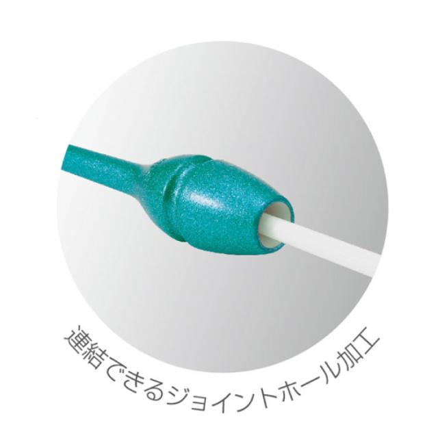 長さ40.5cm ササキ レディース グラデーションラバークラブ ショート スポーツ用具 新体操 手具 こん棒 ジョイントホール加工 ホワイト 白 ブラック 黒 ブルー 青 イエロー ピンク パープル 黄色 紫 送料無料 SASAKI M34JKGHF_3