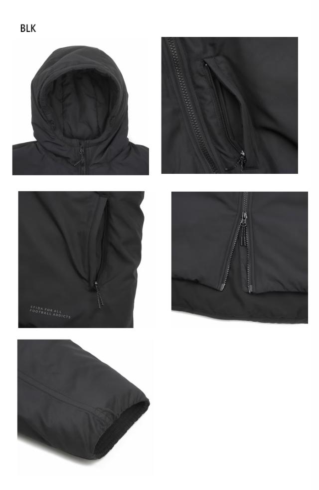 スフィーダ メンズ パデッドハーフ丈ジャケット サッカーウェア